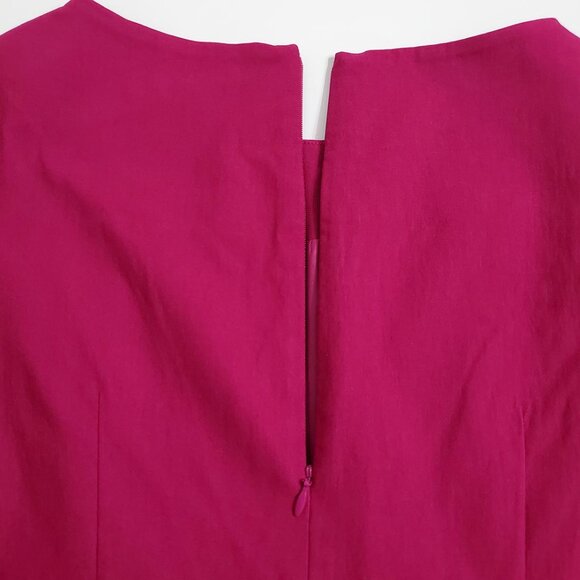 Estelle and Finn Womens Tunic Top Size 2 Magenta 3/4 Sleeve Stretch Lined - Picture 12 of 15